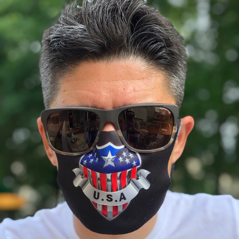 USA SHIELD CLOTH FACE MASK COVERING WASHABLE!!